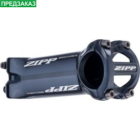 Винос ZIPP Stem Service Course 6° 110mm 1.125 Blast Black with Etched Logo, 6061, Universal Faceplate B2 Фото №1